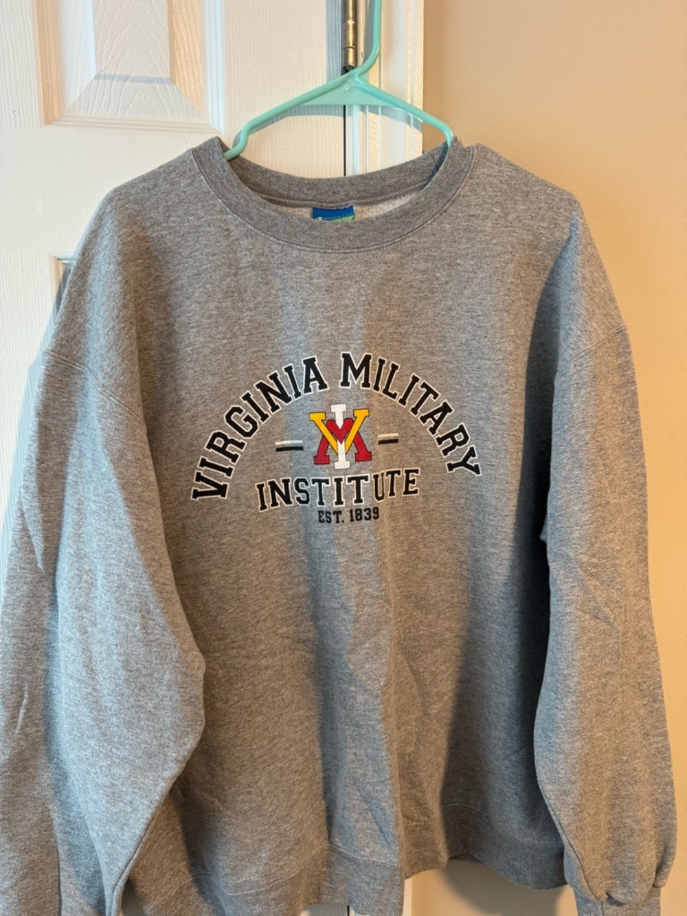 Virginia Military Institute Grey Crewneck Sweatshirt